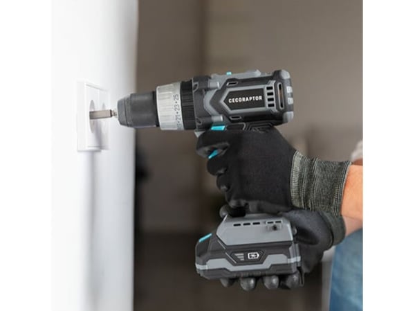 Cecotec 70008, Boremaskin med pistolgrep, Børsteløs, 1,3 cm, 1550 RPM, 2 mm, 400 RPM