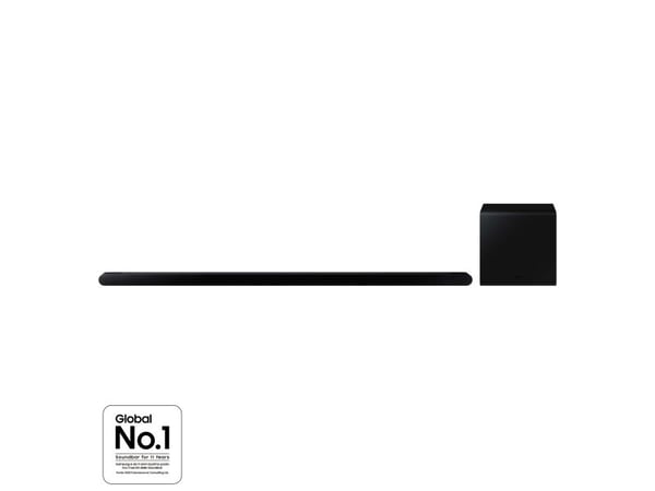 Samsung HW-S800D - S series - Lydplankesystem - 3.1.2-kanal - trådløs - Bluetooth, Wi-Fi - Appstyrt - 330 watt (Total) - titansvart