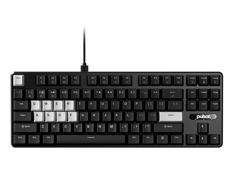 PULSAR PCMK 2 HE, Koblet med ledninger (ikke trådløs), USB, Magnetic-mechanical key switch, QWERTY, RGB LED, Sort