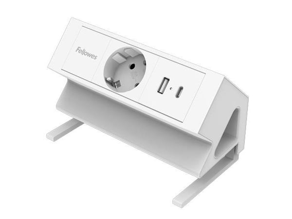 Fellowes 100137173, 2 m, Sisätila, Tyyppi F, Valkoinen, 1 AC-pistorasia(a), 230 V Fellowes 100137173, 2 m, Sisätila, Tyyppi F, Valkoinen, 1 AC-pistorasia(a), 230 V