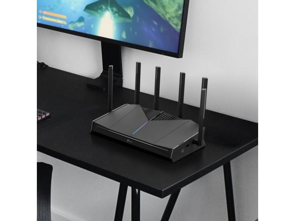 TP-Link Archer GE400 BE6500, Wi-Fi 7 (802.11be), Dobbelbånd (2.4 GHz / 5 GHz), Ethernet/bredbåndsforbindelse, Skrivebord/stolperuter