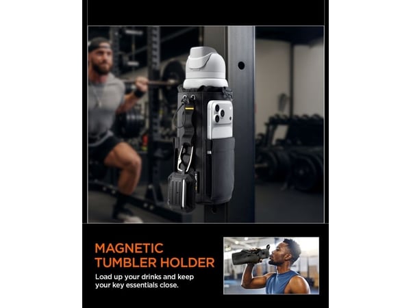 Spigen LF500, Drikkeflaskeholder, Svart, Nylon, 1 stykker