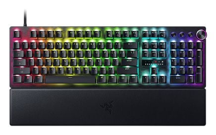Razer Huntsman V3 Pro 8KHz, full størrelse (100 %), kablet, USB, optisk tastebryter, svart
