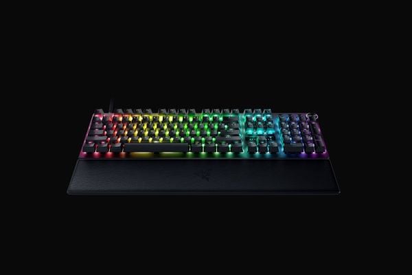 Razer Huntsman V3 Pro 8KHz, full størrelse (100 %), kablet, USB, optisk tastebryter, svart