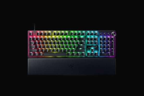 Razer Huntsman V3 Pro 8KHz, full størrelse (100 %), kablet, USB, optisk tastebryter, svart