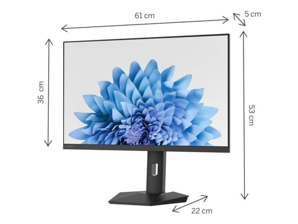 Thomson M27FB5C15, 68,6 cm (27"), 1920 x 1080 piksler, Full HD, 14 ms, Svart