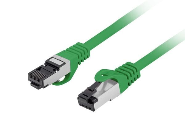 Lanberg - Koblingskabel - RJ-45 (hann) til RJ-45 (hann) - 6.2 mm - S/FTP - CAT 8.1 - grønn