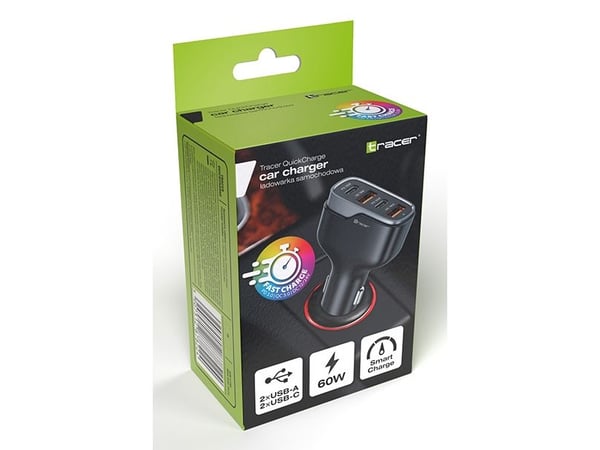 TRACER QuickCharger 60W autolaturi
