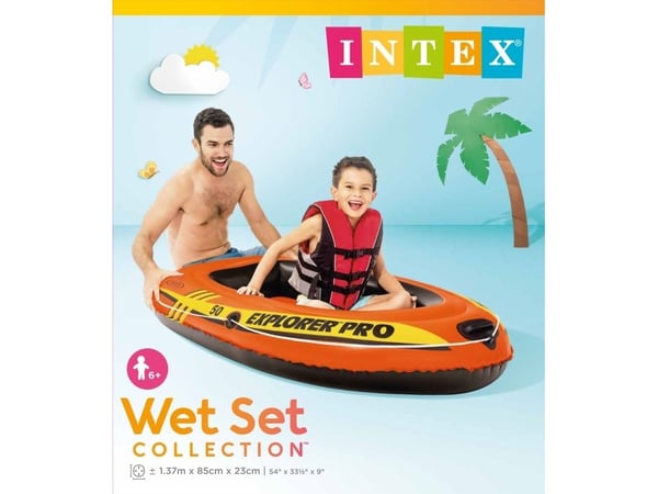 GUMMIBÅT INTEX EXPLORER 1 PERSON  6+