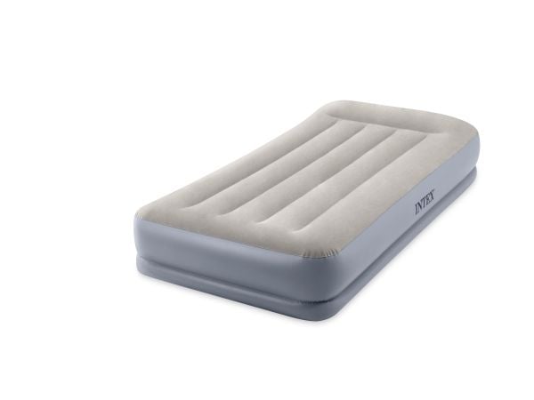 Intex DuraBeam Pillow Rest Mid-Rise, Enkel madrass, Rektangel, Inne & Ute, Innebygd luftpumpe