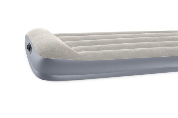 Intex DuraBeam Pillow Rest Mid-Rise, Enkel madrass, Rektangel, Inne & Ute, Innebygd luftpumpe