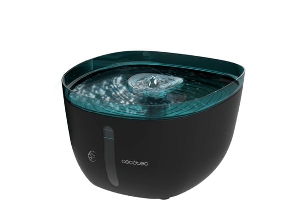 Cecotec Pumba 2200 Refresh, Automatisk vanndispenser for kjæledyr, Plast, Sort, Blå, Innendørs, Universell, 2 l