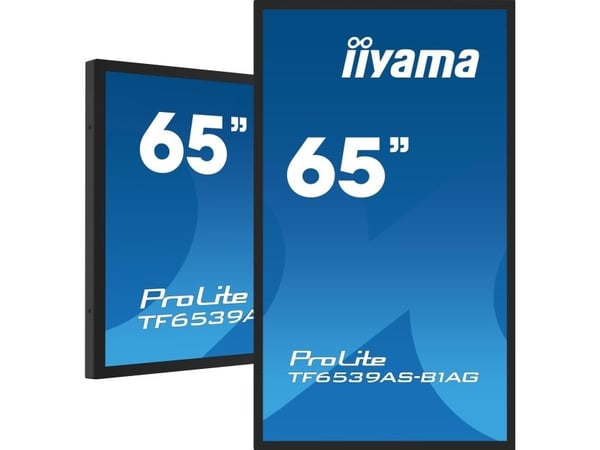 iiyama ProLite TF6539AS-B1AG - 65" Diagonalklasse (64.5" synlig) LED-bakgrunnsbelyst LCD-skjerm - intelligent skilting - med innbygd mediespiller o...