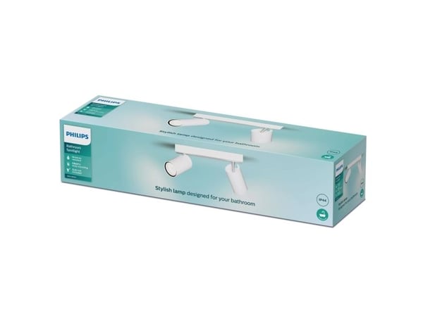 Philips 8720169299092, Spotlight på skinne, GU10, 2 ampuller, LED, 220-240 V, Hvit