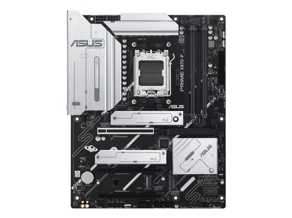 ASUS PRIME X870-P, AMD, Sokkel AM5, AMD Ryzen™ 3, AMD Ryzen™ 5, AMD Ryzen™ 7, AMD Ryzen 9 7th Gen, AMD Ryzen 9 8th Gen, AMD..., Sokkel AM5, DDR5-SD...