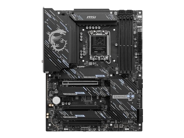 MSI Z890 GAMING PLUS WIFI - Hovedkort - ATX - LGA1851-sokkel - Z890 Chipset - USB-C 3.2 Gen 2x2, USB-C 3.2 Gen2, USB 3.2 Gen 1, USB 3.2 Gen 2 - 5 G...
