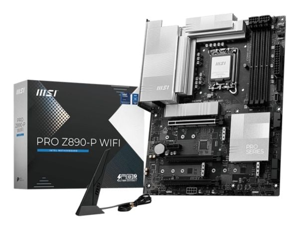 MSI PRO Z890-P WIFI - Hovedkort - ATX - LGA1851-sokkel - Z890 Chipset - USB4, USB-C 3.2 Gen 2x2, USB 3.2 Gen 1, USB-C 3.2 Gen2, USB 3.2 Gen 2 - 5 G...