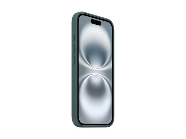 Apple - Baksidedeksel for mobiltelefon - MagSafe-samsvar - silikon - sjøgrønn - for iPhone 16