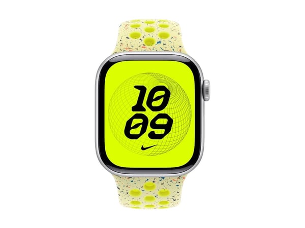 Apple MXU63ZM/A, Yhtye, Älykello, Keltainen, Apple, Apple Watch Models 38mm, 40mm, 41mm, 42mm, Fluoroelastomeeri