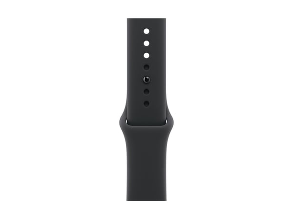 Apple - Bånd for smart armbåndsur - 46mm - M/L (passer håndledd på 160 - 210 mm) - svart - for Watch Hermès Series 9, SE 3, Series 10, Series 11, S...