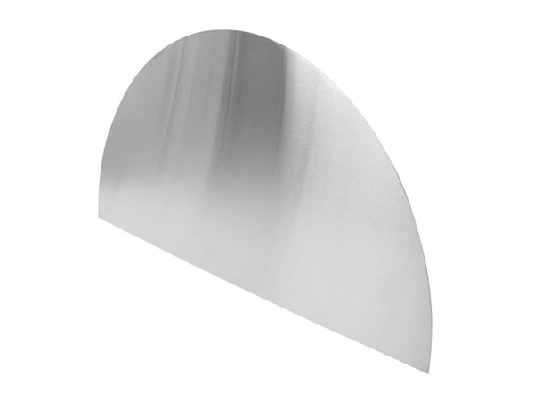 HOME It® buet stænkplade 60 x 30 cm børstet rustfri stål