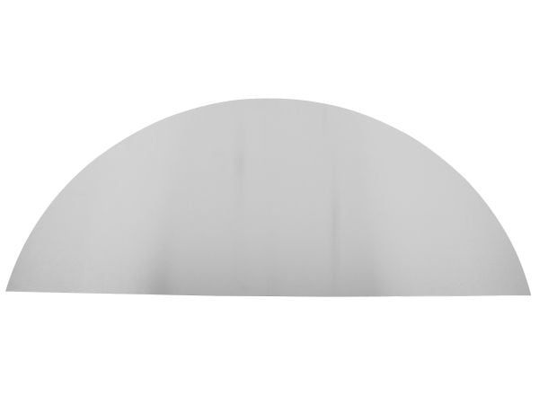 HOME It® buet stænkplade 90 x 45 cm børstet rustfri stål