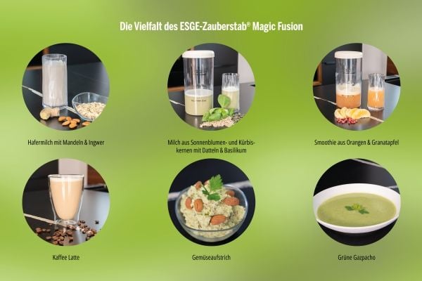 ESGE 7500, Blendersikt, Hvit, Plast, ESGE-Zauberstab Stabmixer, Plast, 282 mm