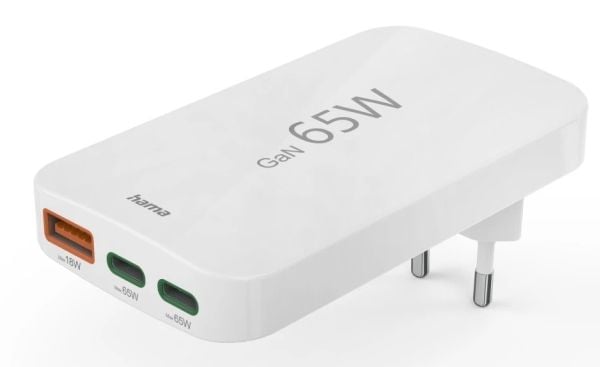 HAMA-laturi 2x USB-C 1x USB-A