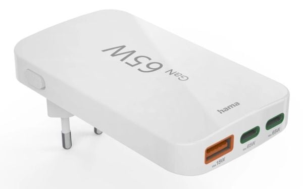 HAMA-laturi 2x USB-C 1x USB-A