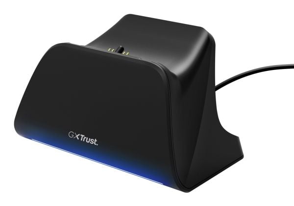 Trust GXT 255, PlayStation 5, Latausjalusta, musta, ABS, 1 m, A-tyypin USB:stä C-tyypin USB:hen