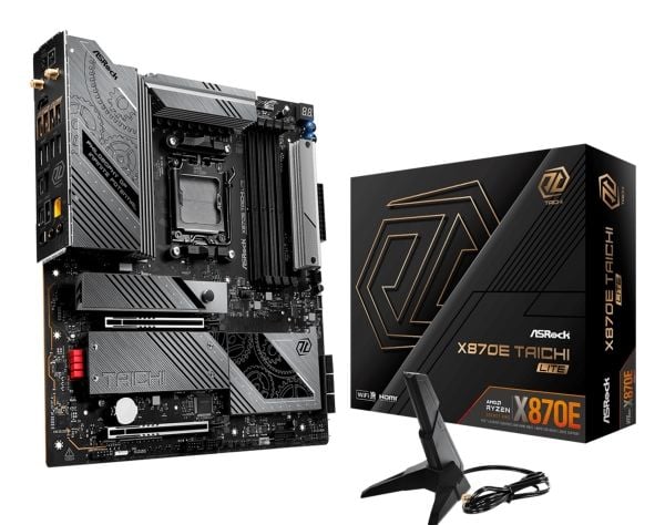 ASRock X870E Taichi Lite - Hovedkort - utvidet ATX (E-ATX) - Socket AM5 - AMD X870E Chipset - USB4, USB 3.2 Gen 1, USB 3.2 Gen 2, USB-C 3.2 Gen 2x2...
