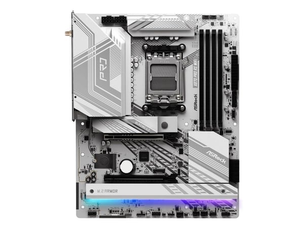 ASRock X870 Pro RS WiFi - Hovedkort - ATX - Socket AM5 - AMD X870 Chipset - USB4, USB 3.2 Gen 1, USB-C 3.2 Gen 2x2 - 2.5 Gigabit LAN, Wi-Fi 7, Blue...