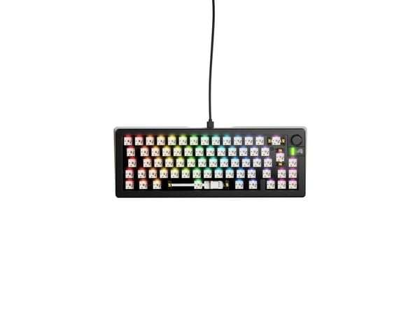 Glorious Gaming GMMK 3 65% Barebones, 65%, Langallinen, USB, RGB LED, musta