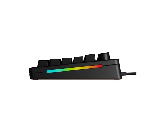 Glorious Gaming GMMK 3 HE 75% Prebuilt, Koblet med ledninger (ikke trådløs), USB, Mekanisk nøkkelbryter, QWERTY, RGB LED, Svart