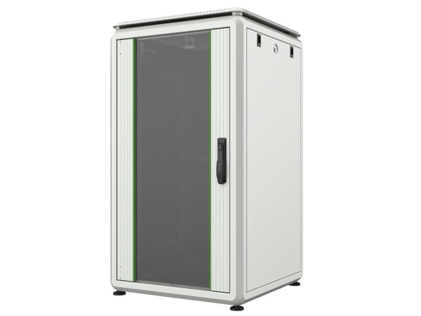 Lanview by Logon Data Line - Rack skap - 600 x 600 mm, data line - free-standing - hvit - 20U - 19"