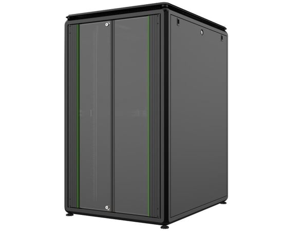 Lanview by Logon Data Line - Rack skap - 800 x 1000 mm, data line - free-standing - svart - 26U - 19"