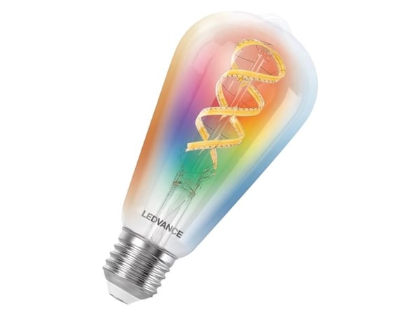 LEDVANCE SMART+ MATTER Filament Multicolor Classic E40 4,8W - E27 Smart glödlampa
