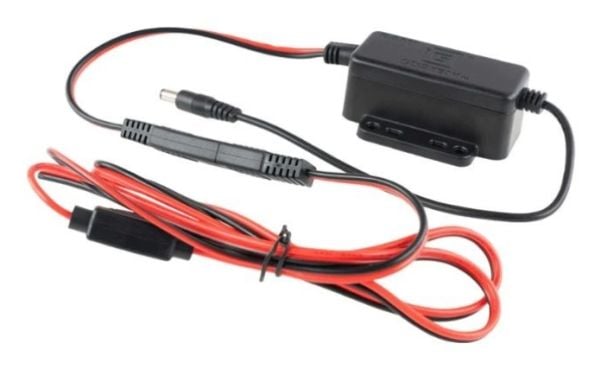 RAM hardwire-lader 10-32VDC inn / 12VDC ut med DC-plugg DC INP