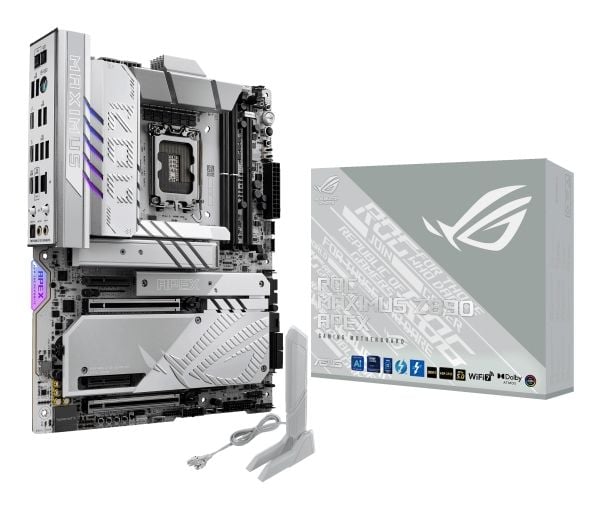 ASUS ROG MAXIMUS Z890 APEX - Hovedkort - ATX - LGA1851-sokkel - Z890 Chipset - USB4, USB-C 3.2 Gen 2x2, USB-C 3.2 Gen2, USB 3.2 Gen 1 - 5 Gigabit E...