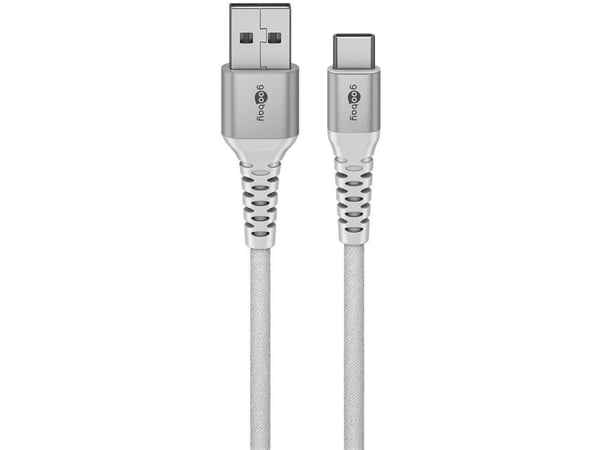 Goobay 74530, 1 m, USB C, USB A, USB 2.0, 0,48 Gbit/s, Hvit