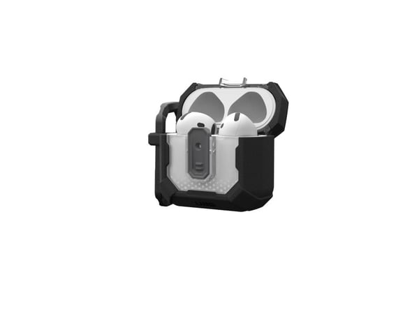UAG Plasma - suojakotelo Airpods 4:lle (musta)
