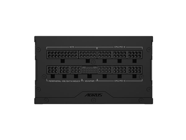GIGABYTE AORUS ELITE P1000W, 1000 W, 100 - 240 V, 50/60 Hz, 15 - 6.5 A, aktiivinen, 125 W