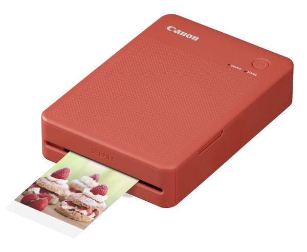Canon SELPHY QX20 RD, Dye-Sublime, 287 x 287 DPI, 2.8" x 3.3" (7.2x8.5cm), Utskrift uten kanter, Wi-Fi, Bluetooth