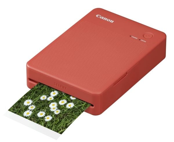 Canon SELPHY QX20 RD, Dye-Sublime, 287 x 287 DPI, 2.8" x 3.3" (7.2x8.5cm), Utskrift uten kanter, Wi-Fi, Bluetooth