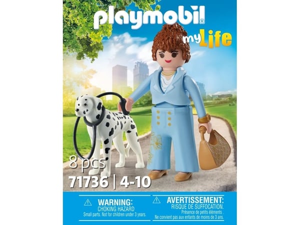 Playmobil PLM BUSINESS WOMAN MED DALMATIAN, 42,02 g