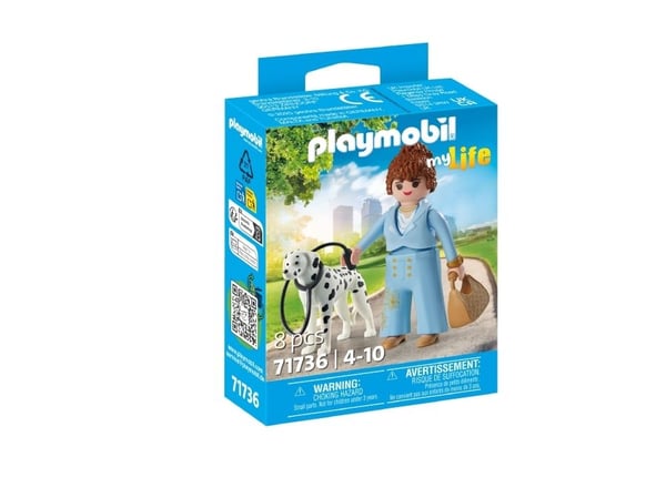 Playmobil PLM BUSINESS WOMAN MED DALMATIAN, 42,02 g