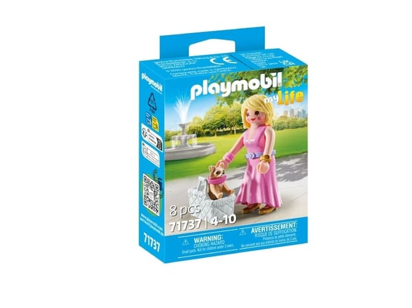 Playmobil 71737, 4 år, It-girl con Chihuahua, Flerfarget, Plast
