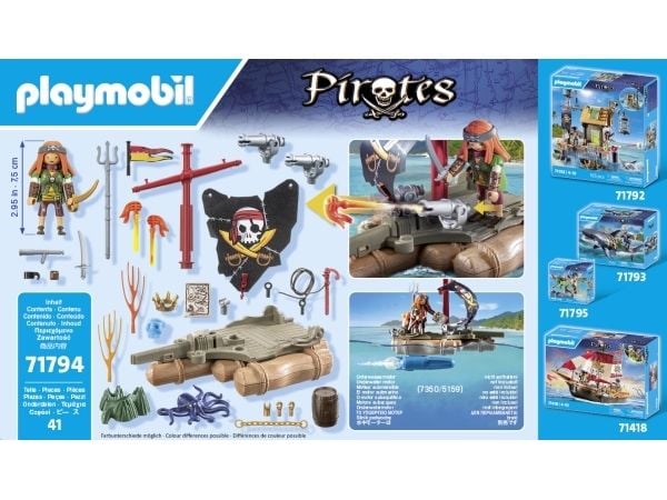 Playmobil Pirates 71794, Sjørøver, 4 år, Flerfarget, Plast