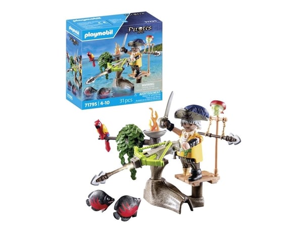 Playmobil Pirates 71795, Sjørøver, 4 år, Flerfarget, Plast