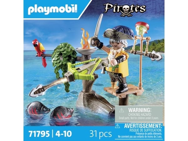 Playmobil Pirates 71795, Sjørøver, 4 år, Flerfarget, Plast